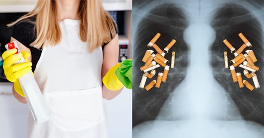 Produtos de limpeza: danos pulmonares equivalentes a fumar 20 cigarros por dia, afirma estudo