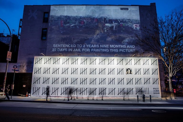 pensarcontemporaneo.com - Banksy, o grafiteiro anônimo, ataca novamente - dessa vez em Nova Iorque