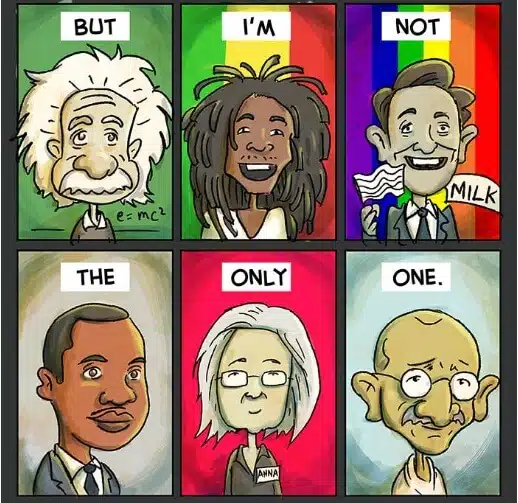 pensarcontemporaneo.com - "Imagine", de John Lennon, feito em uma em tirinha cômica