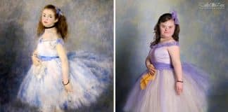 Crianças com Síndrome de Down recriam pinturas famosas para provar que todo mundo é uma obra de arte