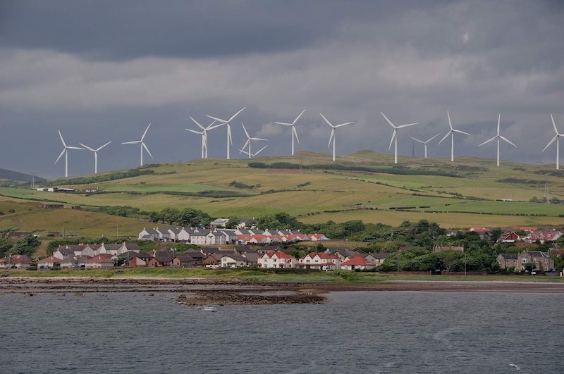 Escócia chegará a 100% de fontes renováveis ​​a tempo de sediar a cúpula climática de 2020