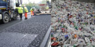 Empresa está usando garrafas de plástico para fazer estradas que duram 10 vezes mais que o asfalto