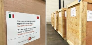 Xiaomi envia caixas de máscaras para a Itália cobertas de poesia italiana: somos ‘folhas da mesma árvore’