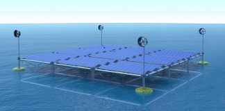 Primeira plataforma híbrida oceânica flutuante pode gerar energia a partir de ondas, vento e energia solar