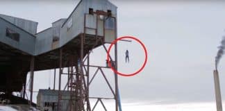 Homem pula de um edifício, mas é salvo pela ciência