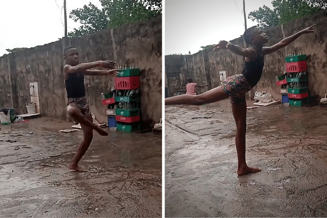 O dançarino nigeriano que dança na lama nos lembra de sempre acreditar em nossos sonhos