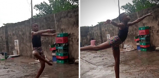 O dançarino nigeriano que dança na lama nos lembra de sempre acreditar em nossos sonhos