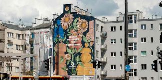 Mural em Varsóvia consome poluição, purificando o ar igual a 720 árvores