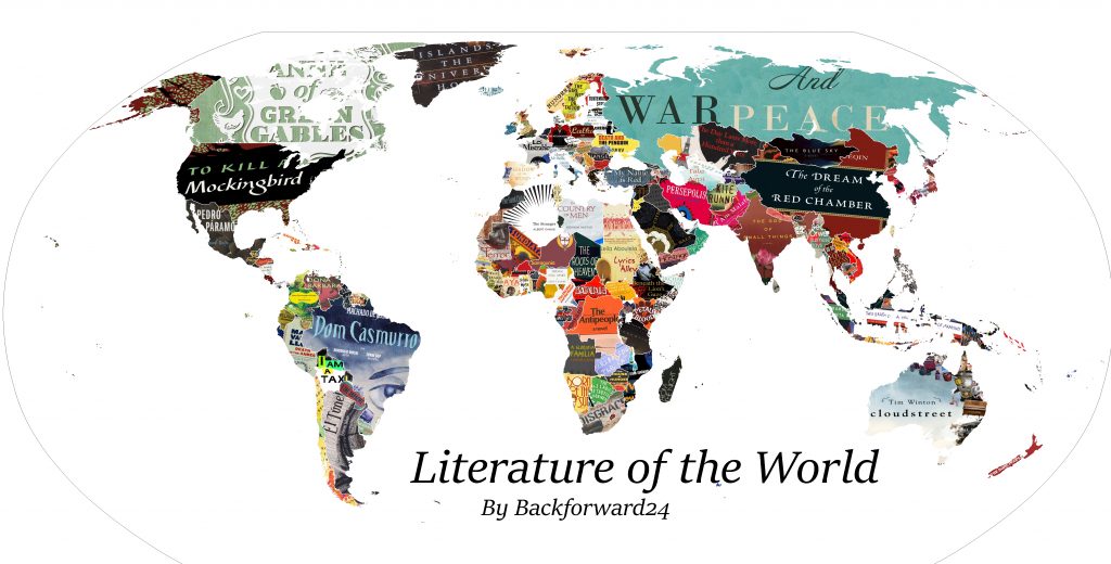 pensarcontemporaneo.com - O mapa literário do mundo: os romances mais representativos de cada país