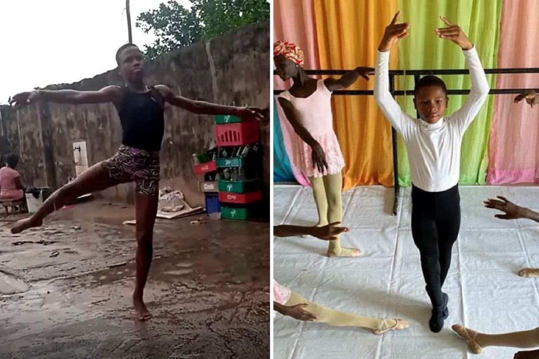 O garoto nigeriano que dançava na lama recebeu uma bolsa de estudos do American Ballet Theatre de Nova York