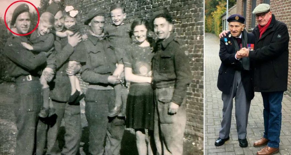 pensarcontemporaneo.com - Veterano do 'Dia D', de 98 anos, recria foto com um garoto belga que fez amizade com ele durante a segunda guerra mundial