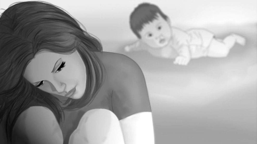 A depressão pós-parto pode persistir três anos após o parto