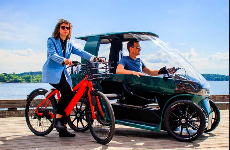 pensarcontemporaneo.com - Bike elétrica de 4 rodas promete segurança e conforto