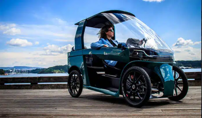 Bike elétrica de 4 rodas promete segurança e conforto