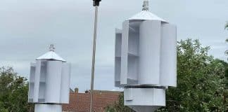 Turbinas usam vento produzido por veículos para gerar energia