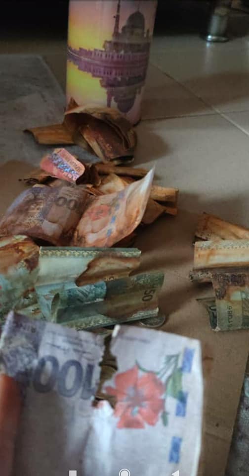 pensarcontemporaneo.com - Uma mulher perdeu todas as suas economias depois que todas as notas e moedas que ele guardava em casa oxidaram