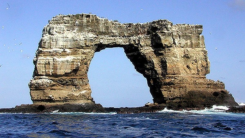 O famoso ‘Arco de Darwin’ desmorona nas Ilhas Galápagos