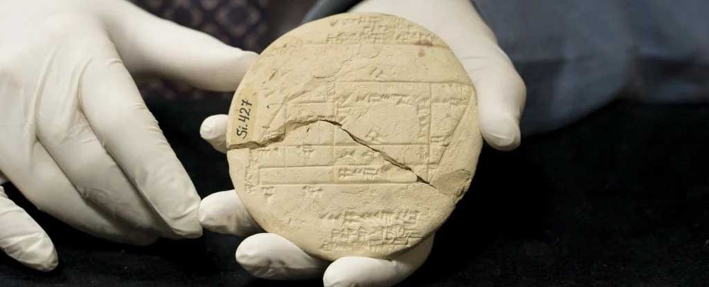Este artefato de 3.700 anos mostra o exemplo mais antigo conhecido de geometria aplicada