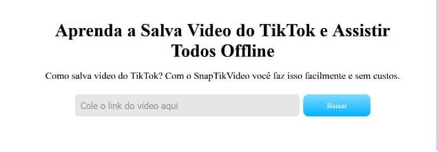 pensarcontemporaneo.com - SnapTikvideo: Assista Vídeos Sem Anúncios do TikTok