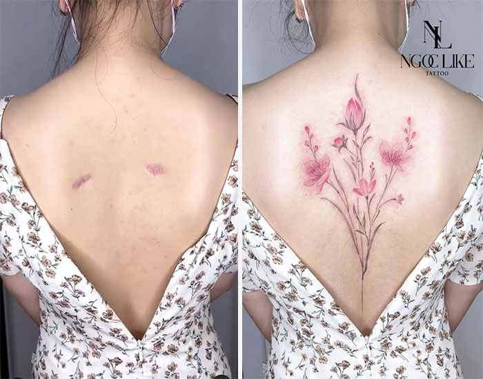 pensarcontemporaneo.com - Tatuador cobre cicatrizes de clientes com belíssimos desenhos; confira alguns