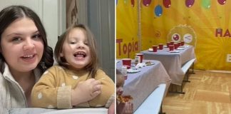 Mãe faz festa de aniversário para filha de 3 anos, convida dezenas de pessoas mas ninguém aparece