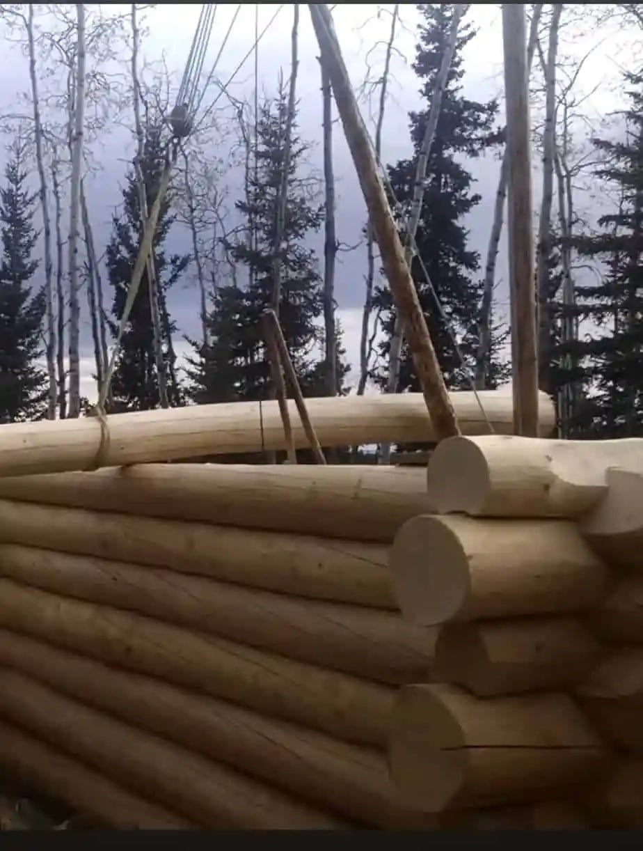 pensarcontemporaneo.com - Casal constrói cabana de madeira aconchegante no meio do deserto do Alasca: 'Nosso paraíso'