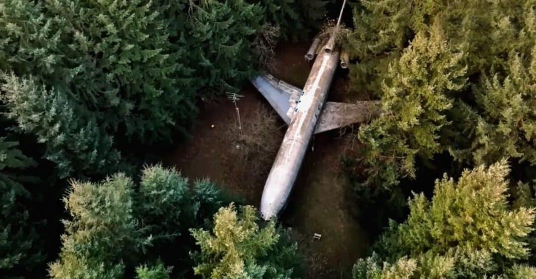 Engenheiro eletricista transforma avião abandonado em sua casa no meio da floresta