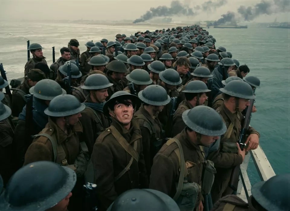 Cena de guerra do filme Dunkirk