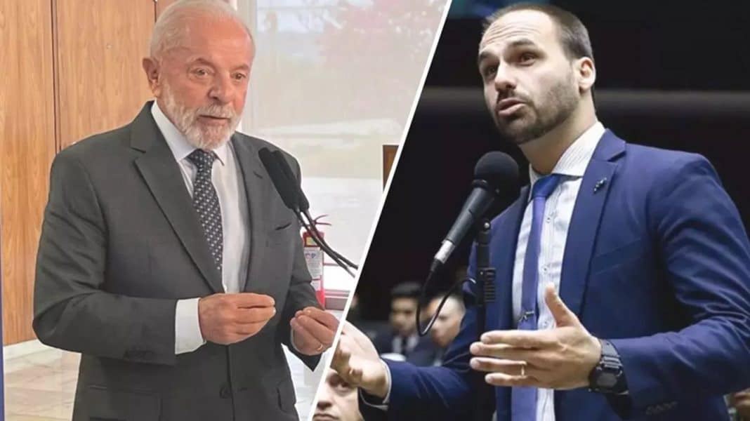 Eduardo Bolsonaro quebra o silêncio após Trump exaltar Lula em discurso na ONU