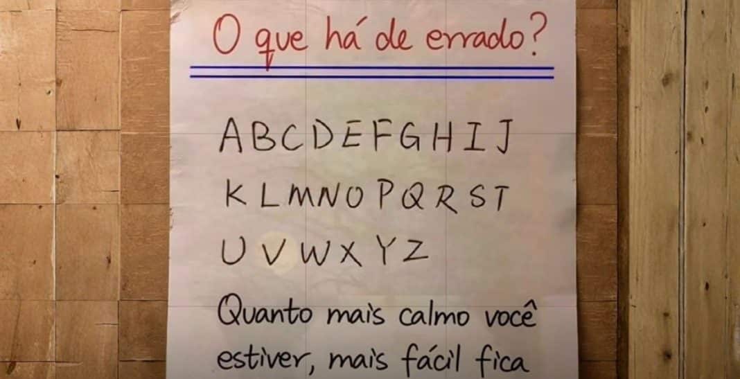Teste de paciência: As pessoas estão tendo dificuldade em encontrar o erro