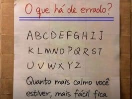 Teste de paciência pessoas estão tendo dificuldade em encontrar o erro