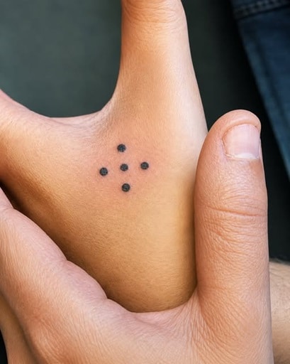 O significado nada inocente por trás da tatuagem de cinco pontos na mão de alguém pensarcontemporaneo.com - O significado nada inocente por trás da tatuagem de cinco pontos na mão de alguém