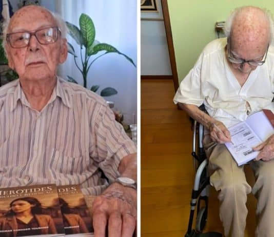 aos 104 anos ele lancou mais um livro